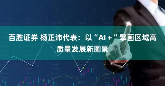 百胜证券 杨正沛代表：以“AI＋”擘画区域高质量发展新图景
