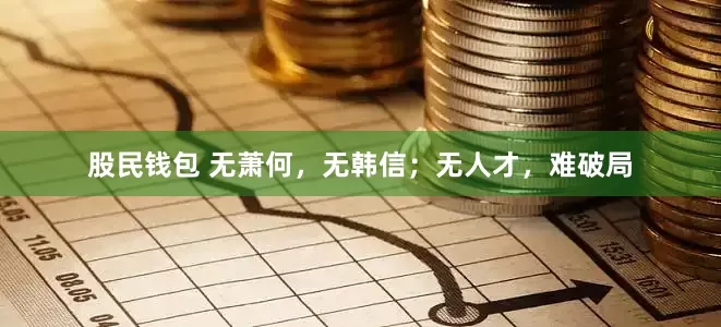 股民钱包 无萧何，无韩信；无人才，难破局
